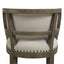 Paris - Farmhouse Counter Height Bar Stool With Backrest