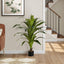 47" Tall, Artificial Plant, Dracaena Tree, Indoor, Faux, Fake, Floor, Greenery, Potted, Real Touch, Decorative - Green / Black