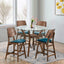 Oscar - Round Glass Counter Table Set