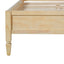 Classic Platform Bed Frame With Panel Headboard