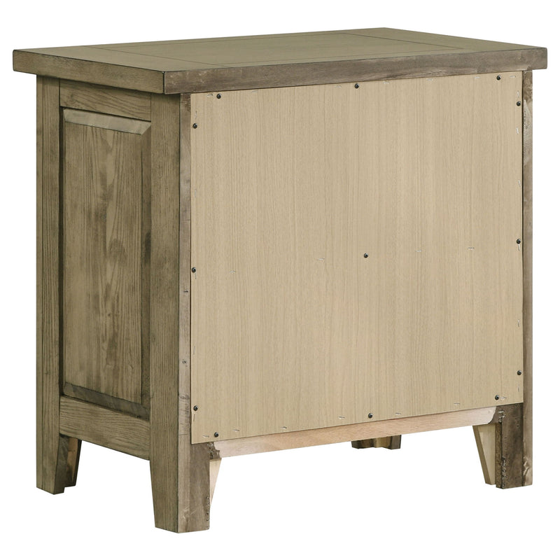 Pelton - 2 Drawer Nightstand - Oak