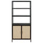 Kenneth - 3 Shelf Radio Weave Accent Cabinet