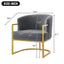 Upholstered Reading Accent Armchair For Living Room