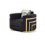 Soledad - Chair Upholstered With Hued Accents - Black