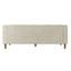3 Seater Sofa With Square Arms, Tufted Pillow Back For Living Room