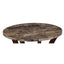 Round Accent Table - Brown