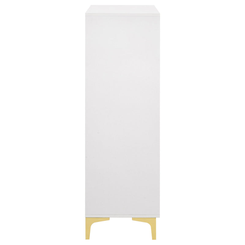 Karena - Rectangular 5 Drawer Chest - White
