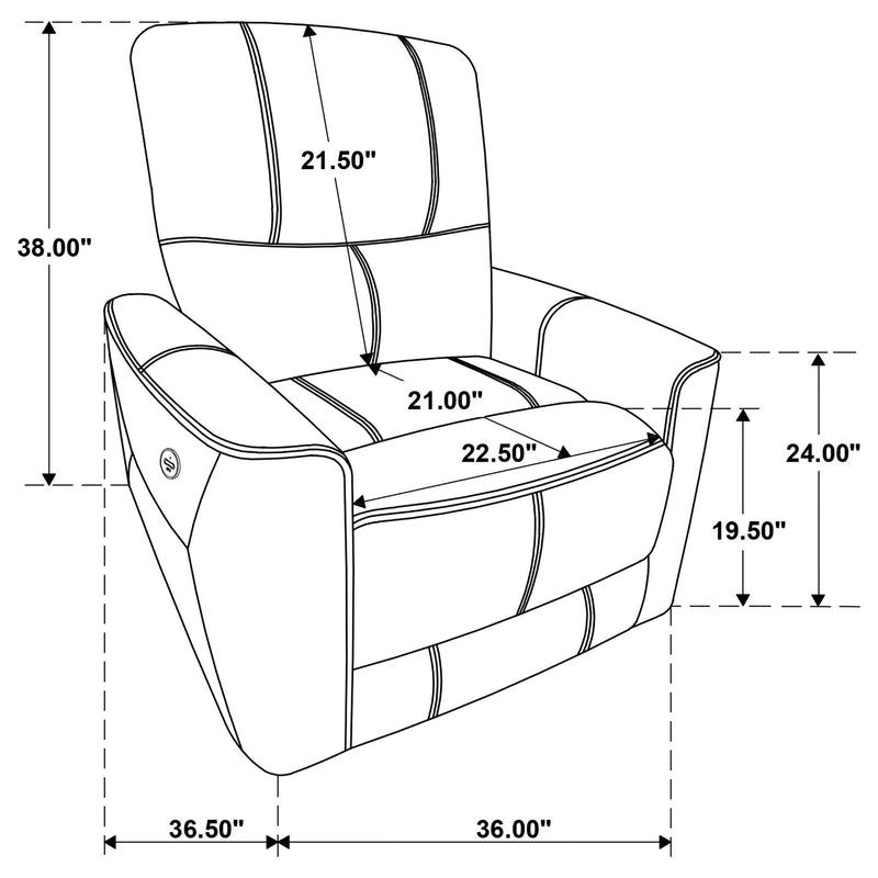 Amberly - 3 Piece Power Reclining Sofa Set - Light Gray