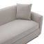 3 Seater Sofa With Wrap Around Armrests And Throw Pillows