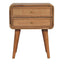 Close Knit 2 Drawer Nightstand - Oak