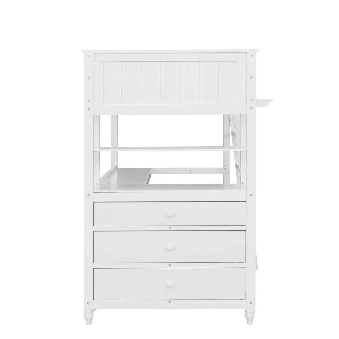 Loft Bed With Drawers With Desk And Shelves