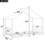 Metal House Platform Bed With Modern Design And Durable Frame