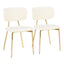Bouton - Contemporary / Glam Chair (Set of 2)