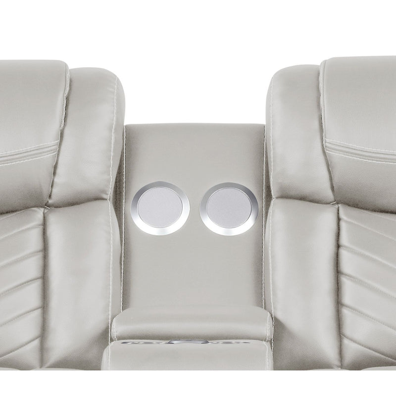 Challenger - LED Power Recliner Loveseat