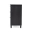 Newell - Cane 3 Drawer Dresser - Dark Gray