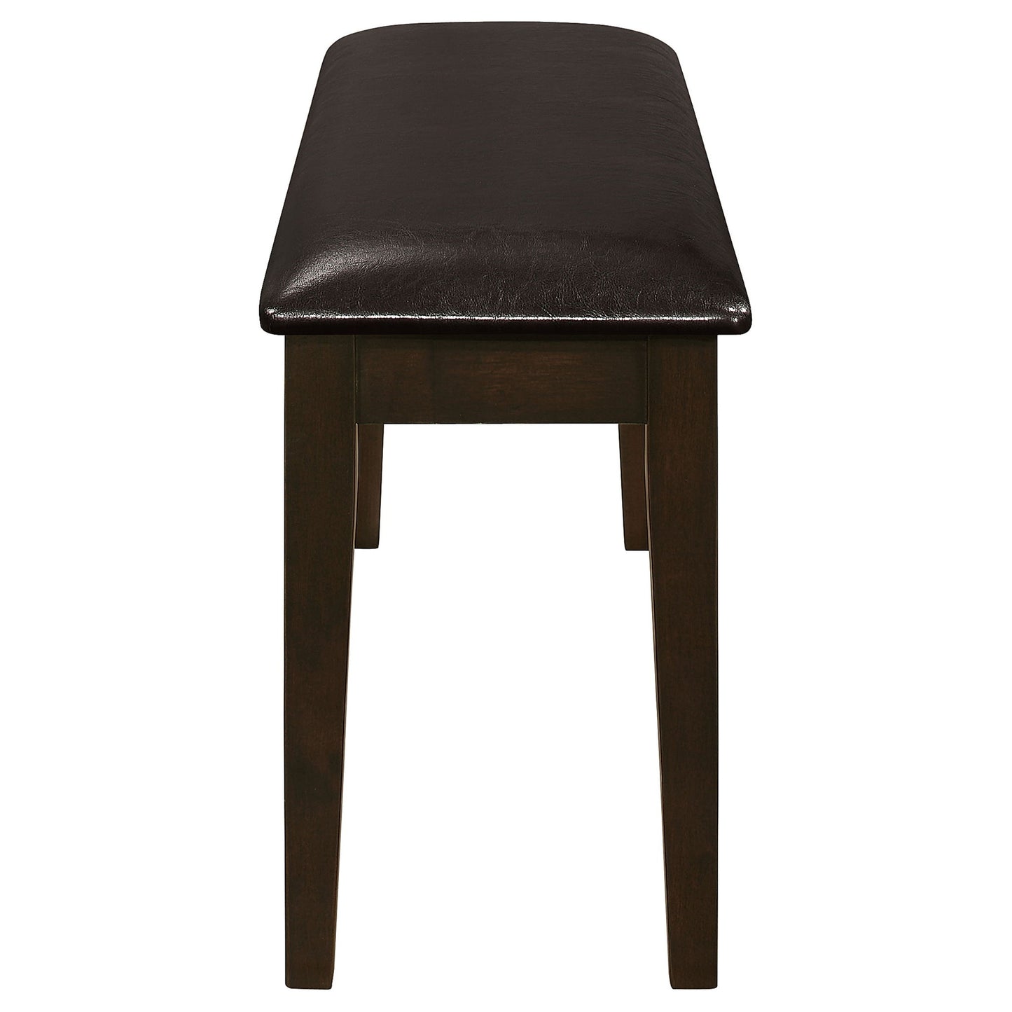 Arvin - 5 Piece Dining Set With Rectangular Table And Bench With Seats - Cappuccino
