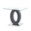 Tracker - End Table - Brown White