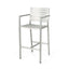 Outdoor Aluminum Rust Proof Barstools (Set of 2) - Silver