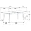Bellingham - Dining Table With Self Storing Extension Leaf - Black Marble-Look Sintered Stone