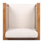 Outdoor Club Chair & Rope Arm And Cushions