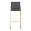 Fuji - Contemporary Design High Back Barstool