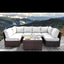Comfortable Modern Patio Rattan Sectional Set With Cushions