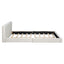 Upholstered Platform Bed, Grounded Bed With Solid Frame