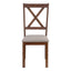 Dining Chair Side, Upholstered For Dining Room, Transitional (Set of 2)
