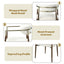 Clayten - Arm Chair (Set of 2) - Brown Oak / Off White