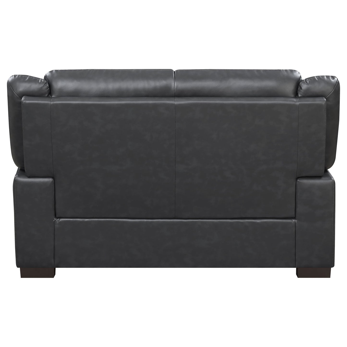 Jacob - Loveseat With Pillow Top Arms Upholstery - Gray