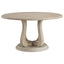 Rodota - 5 Piece Round Dining Table Set With Upholstered Chairs - White Washed