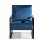 Classic Mid Century Modern Accent Chair With Durable Square Metal Frame, Armchair