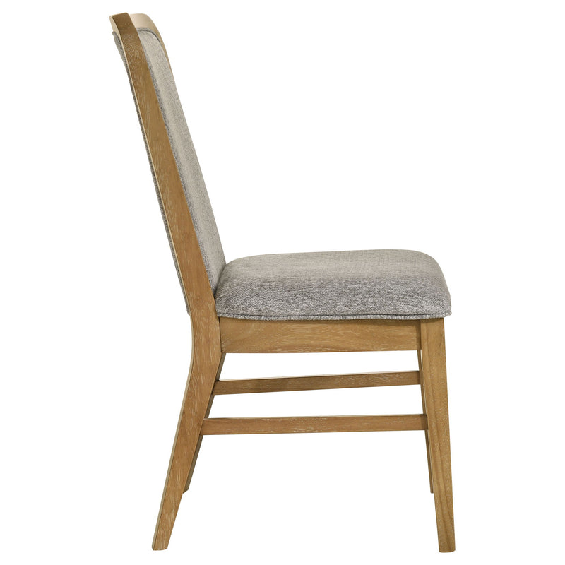 Teleli - Dining Side Chair (Set of 2) - Natural / Gray