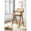 Remy - Bar Chair (Set of 2) With Upholstery - Walnut