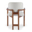 Upholstered Arm Dining Chairs (Set of 2)