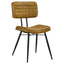 Tufted Side Chairs Upholstery And Tapered Legs (Set of 2) - Camel