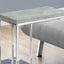 Accent Table, C - Shaped, Tempered Glass, Stylish Design Contemporary & Modern