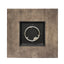 Wellington Square Iron Fire Pit With Wood Pattern Design And 50, 000 Btu Output