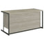 Brisley - Office Desk With Adjustable Keyboard Tray And 3 Drawer Storage - Beige / Gray