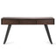 Lowry - Desk - Distressed Charcoal Brown