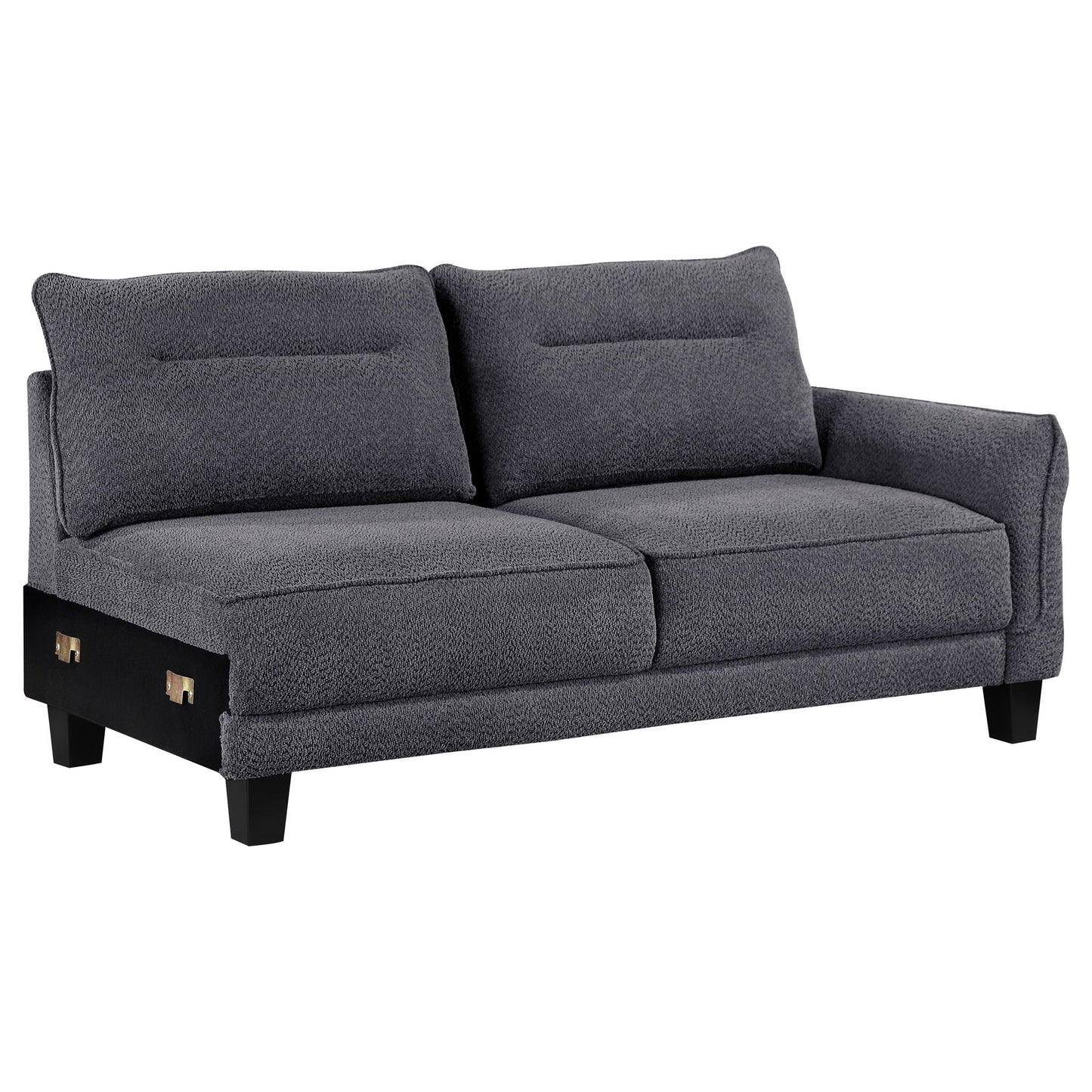 Verona - Loose Back Sectional Sofa - Gray