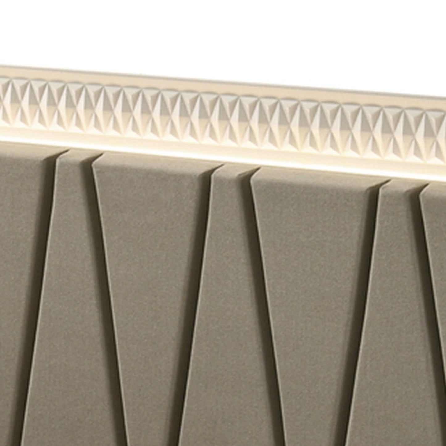Stanley - Bed With LED Upholstered Headboard