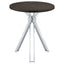 Edgerton - Round Height Bistro Bar Table - Dark Oak