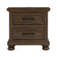2 Drawer Nightstand With USB Charging Station