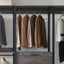 Monica - Modular Design Walk-In Closet System - Rustic