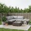 Seating Set With Cushions Handcrafted Wicker Design