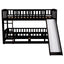 Low Bunk Bed With Slide, Fence And Ladder