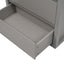 Freestanding Bathroom Vanity With Ceramic Sink, 2 Full Extension Drawers