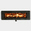 Tabletop, Propane Gas Fire Pit With Quick Connect Joint, Glass Wind Guard And Lava Rock, Outdoor, Portable - Black