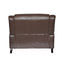 Tufted Design Wide Manual Recliner Chair